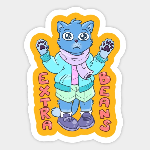 Extra Beans Sticker by sophielabelle